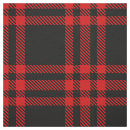 Red and Black XL Play Tartan Tyg