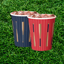 Red and Blue Baseball Birthday