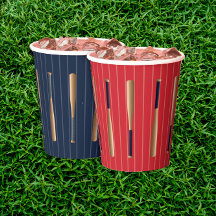 Red and Blue Baseball Birthday
