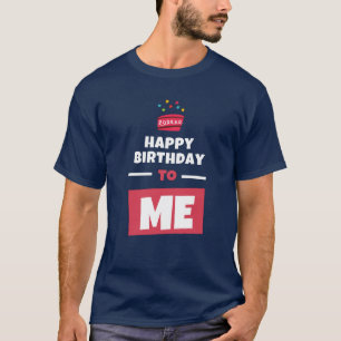Red and Blue Cake Birthday Event T Shirt