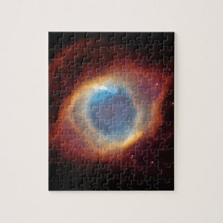 Red and Blue Helix Nebula NGC 7293 Planetary Fog Pussel