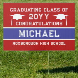 Red and Blue School Färg Studenten