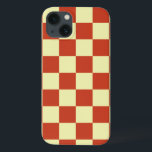 Red and Cream Checkered<br><div class="desc">En smart körsbärsröd och gräddkontrollerad mönster,  geometrisk och enkel,  men färg ge har en känsla av stollig & vintage fantasi.</div>