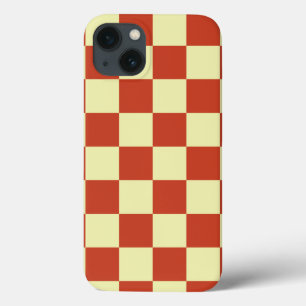 Red and Cream Checkered