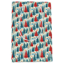 Red and Green Christmas Trees