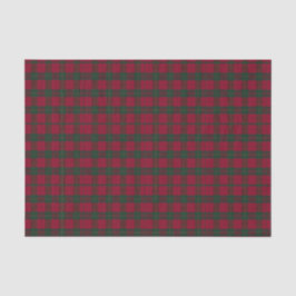 Red and Green Plaid Tissue Paper