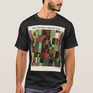 RED AND GRÖNT ARCHITECTURE by Paul Klee ,Abstrakt T Shirt