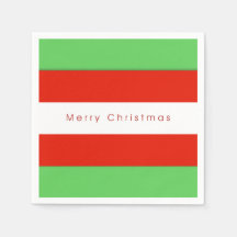 Red and Grönt Bold Rand God jul