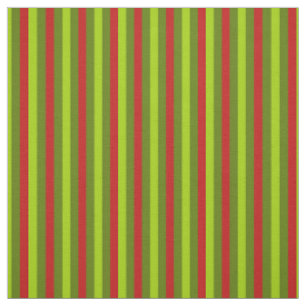 Red and grönt jul rand Fabric Tyg