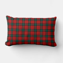Red and Grönt Klan Stewart av Atholl Tartan Lumbarkudde