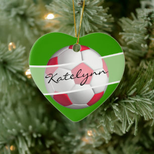 Red and Grönt Ocer Ball Julgran Ornament