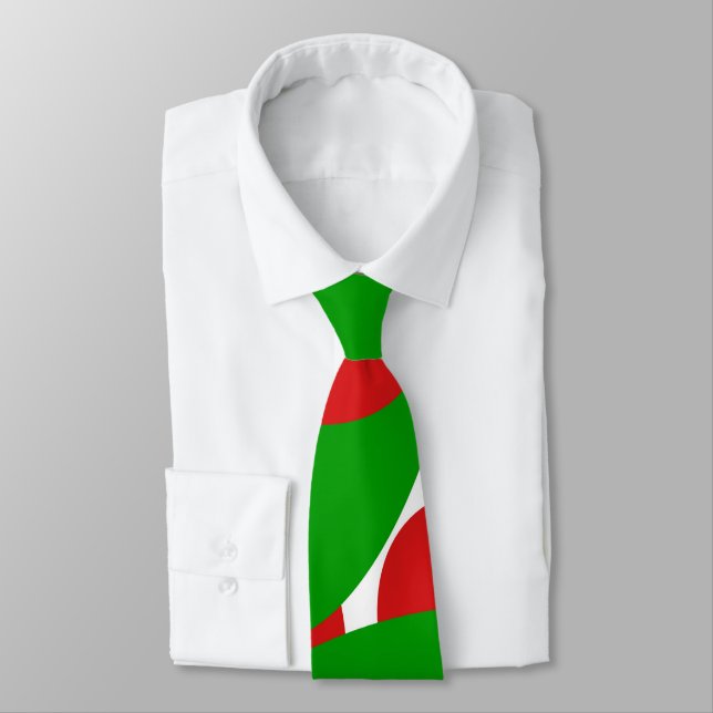 Red and Grönt Orbs Tie Slips (Bunden)