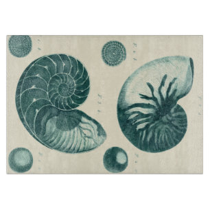 Red and Grönt Seashell Art