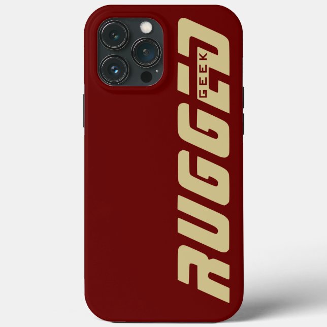 Red and guld RUGGED GEEK (Baksida)