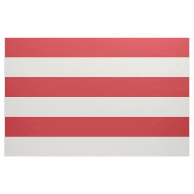 Red and Ivory Wide Rand Large  Tyg (Yard)