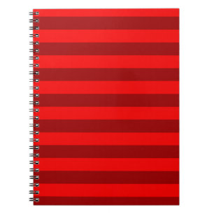 Red and Maroon Rand Design Anteckningsbok