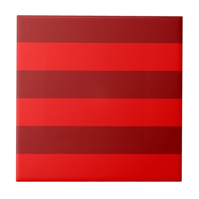 Red and Maroon Rand Design Kakelplatta (Framsidan)