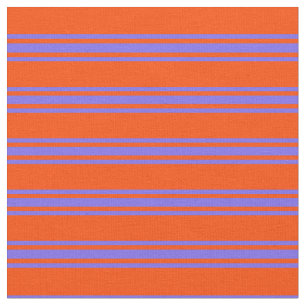 Red and Medium Slate Blue Rand Mönster Tyg
