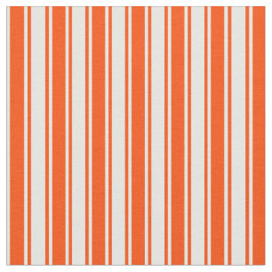 Red and Mint Cream Linted/Stripe Mönster Tyg