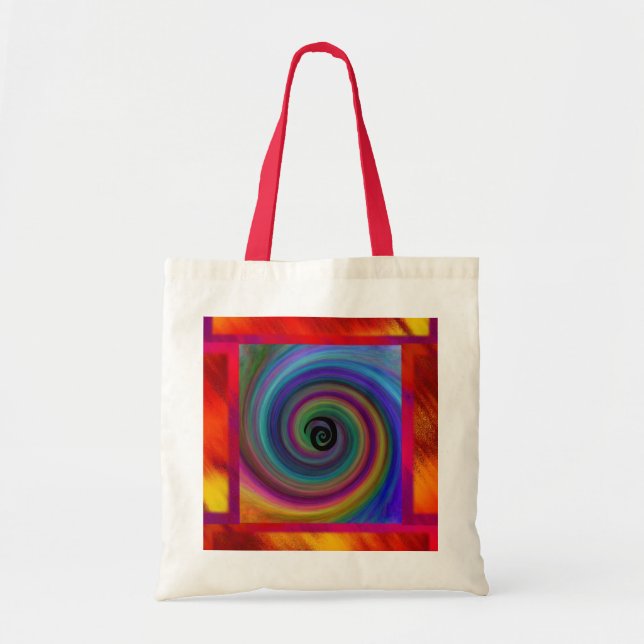Red and Orange Bag Tygkasse (Framsidan)