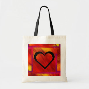 Red and Orange Bag Tygkasse