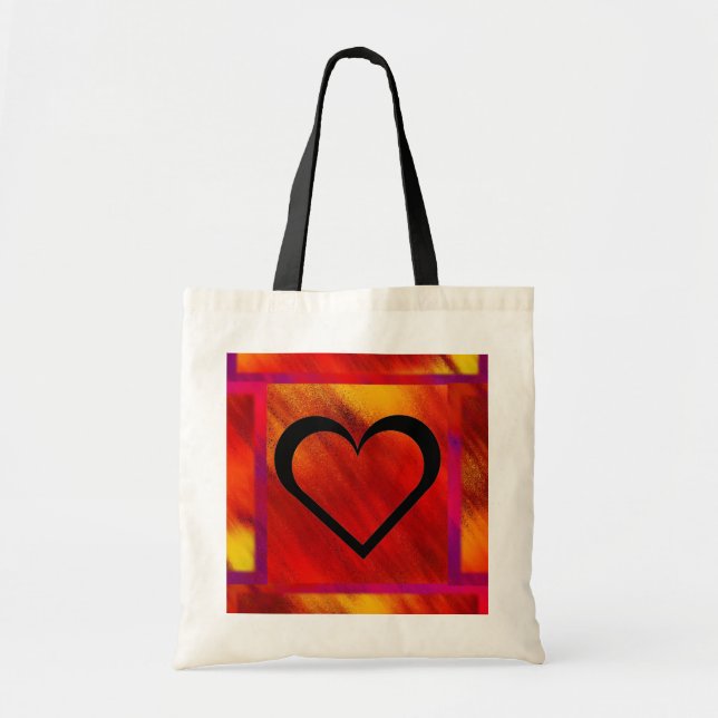 Red and Orange Bag Tygkasse (Framsidan)