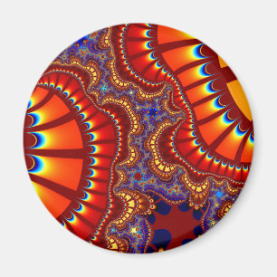 Red and Orange Remix Magnet