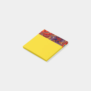 Red and Orange Remix Post-it Block