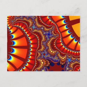 Red and Orange Remix Vykort