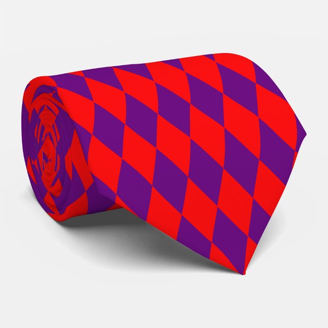 Red and Purple Harlequin Checkered Design  Slips (Skapare uppladdad)