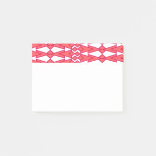Red and Rosa Bowties Post-it Block