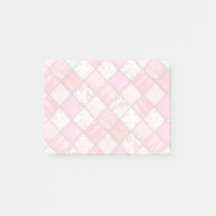 Red and Rosa Faux Patchwork Quilting Mönster