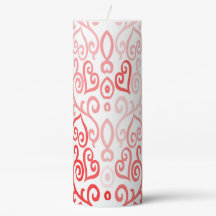 Red and Rosa Ombre Heart
