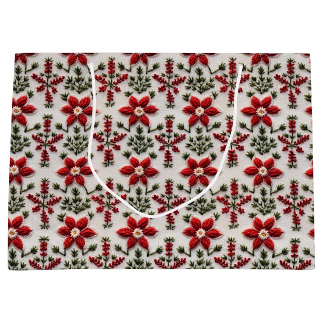 Red and White Blommigt Embroidery (Framsidan)