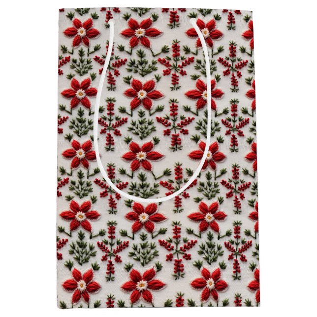 Red and White Blommigt Embroidery (Framsidan)