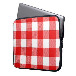 Red and White Buffalo Play Laptop Fodral