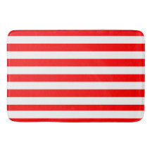 Red and White Cabana Stripes 