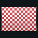 Red and White Checkated Vintage för brandmotor Bordstablett<br><div class="desc">Red and White Checkated Vintage för brandmotor</div>