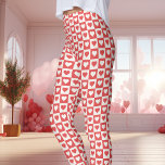 Red and White Checkerboard Heart Valentine Day Leggings<br><div class="desc">Dessa röda och vita kontrollpaneler Heart Valentine Day Leggings är ett charmerande sätt att fira kärlek. Med ett lekfullt schackrat hjärta mönster i ett pulserande rött och vitt färg-program är dessa bilder perfekten för Valentinfestligheterna eller för att lägga till lite kärlek till ditt vardagliga stil. De här lagarna är gjorda...</div>