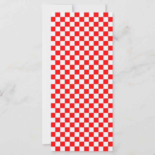 Red and White Classic Checkerboard av STaylor (Framsida)