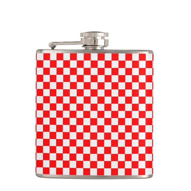 Red and White Classic Checkerboard av STaylor Fickplunta (Framsidan)
