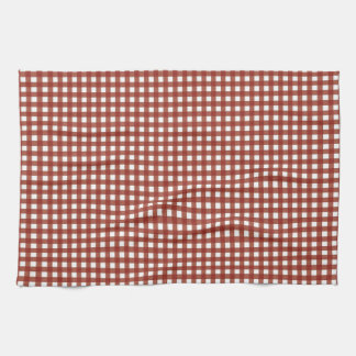 Red and White Gingham Kökshandduk