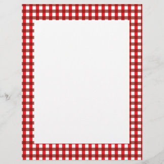 Red and White Gingham Mönster