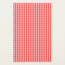 Red and White Gingham Mönster