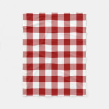 Red and White Gingham Mönster