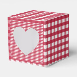 Red and White Gingham Presentaskar