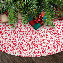 Red and White Holly Berries | HELGDAG Julgransmatta Borstad Polyester