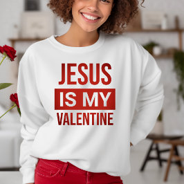 Red and White Jesus är min kristne Alla hjärtans k T Shirt