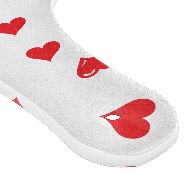 Red and White Kärlek Heart (Hörn)