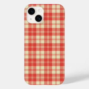 Red and White Klan Play Tartan